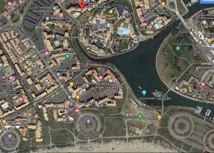 Sopraland 514, T2 Pour 5 Pers, Piscine, Petite Vue アグド