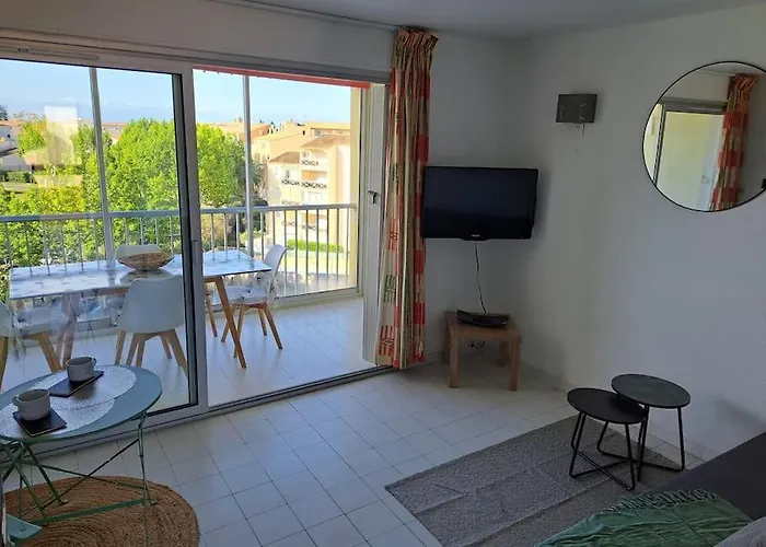 Sopraland 514, T2 Pour 5 Pers, Piscine, Petite Vue アパート アグド