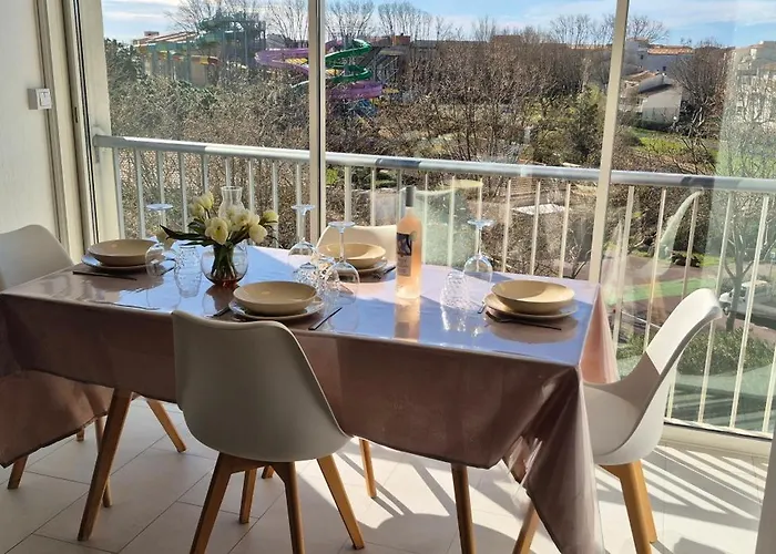 Sopraland 514, T2 Pour 5 Pers, Piscine, Petite Vue * Agde